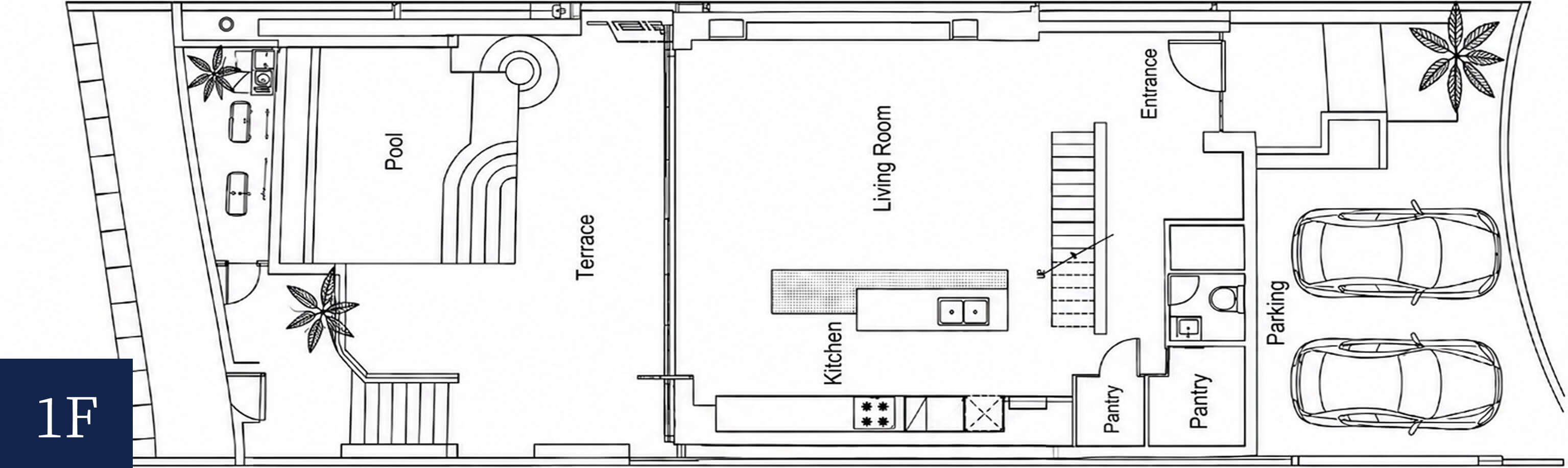 THALASSA GALENE 1F 間取り図